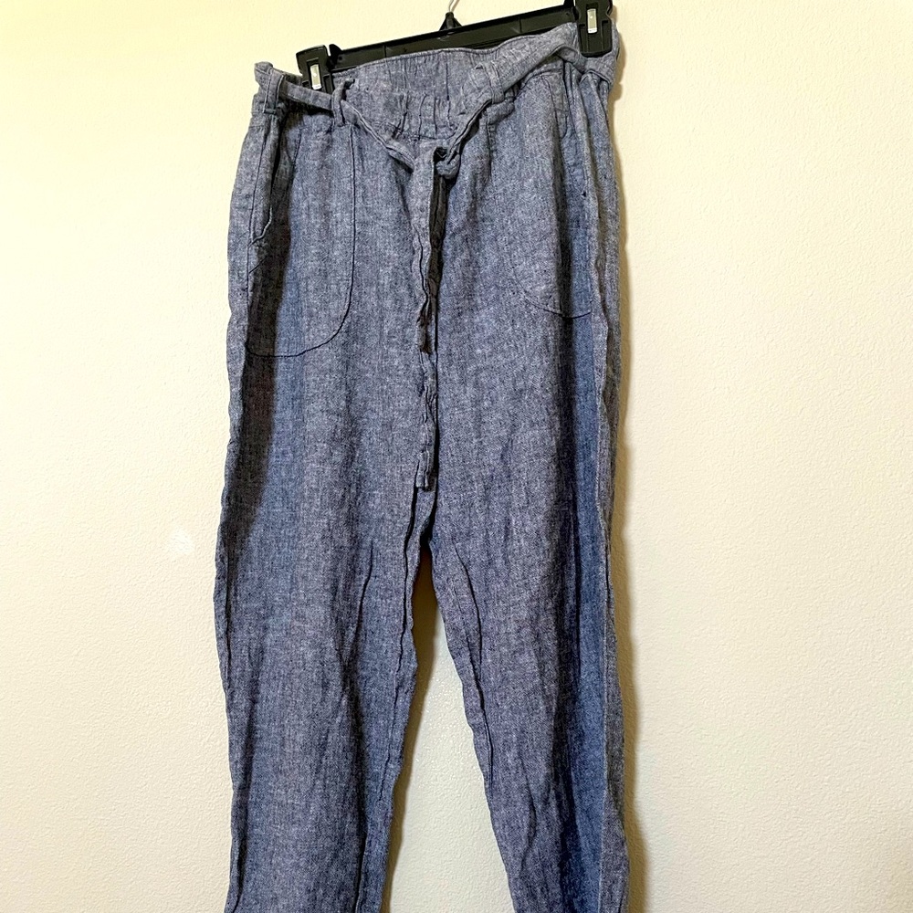New York and Company linen blend pants
